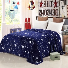 Dreamworld-Manta de franela con diseño de estrella para adulto, mantas cálidas para camas de invierno, funda de cama suave, mantas de cuadros y colchas para adultos, t54 2024 - compra barato