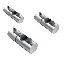 Replacement ABS Chrome Shower Rail Head Slider Holder Adjustable Bracket Bathroom Accessories 2024 - buy cheap