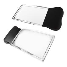 Reading Magnifier 3000 Square Large Area 3 LED Lamp 2 Times Old Man Holding Ultra-thin Reading Magnifying 2024 - buy cheap