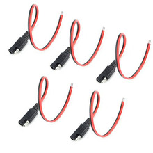 5 peças cabo de extensão automotiva sae power 18awg 300mm 2024 - compre barato