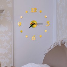 Large Mirror Wall Clocks Modern Design For Gift 3D DIY Big Watch Wall Stickers Home Decor Relogio De Parede 2024 - buy cheap