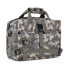 Camouflage Oxford Cloth Computer Hand Bag Outdoor Hiking Travel Riding Camping Waterproof Tactical Shoulder Bag With Compass 2024 - buy cheap