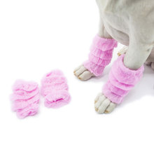 Warm Autumn Winter Pet Dog Leg Warmers Socks Printed Non-slip Leopard Dots Leg Drop Shipping 4Pcs/Set 2024 - buy cheap