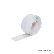 2.2cm*3.2m Kitchen Sealing Strip Tap White Gray PVC Self-adhesive Waterproof Bathroom Shower Sink Sealing Tape Wall Sticker 3 2024 - buy cheap