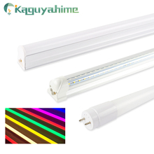 Kaguyahime-tubo fluorescente t5 de plástico, lâmpada t5 colorida, 220v, rgb, 6w, 10w, 20w, integrado, pvc, plástico, 30cm, 60cm 2024 - compre barato