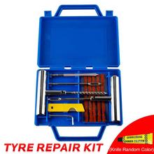 11Pcs Car Van Motorcycle Bike Emergency Heavy Duty Tubeless Tire Puncture Repair Kit Plug Set Tyre Repair Kit Random Knife Color 2024 - buy cheap