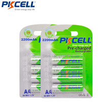 8PCS/2card  PKCELL AA Battery NIMH  Rechargeable Battery AA 2A low self discharge 1.2V 2200MAH NI-MH precharge batteries 2024 - buy cheap