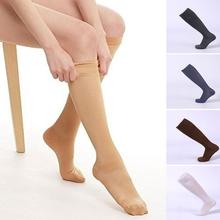 Unisex Knee High Graduated Compression Socks Varicose veins nylon pressure Leg Relief Pain socks For women man 2024 - buy cheap