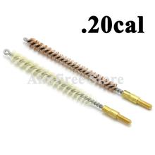 2 unids/lote. Cepillo de calibre de bronce y fósforo de nailon 20cal, escobilla de limpieza para pistola para Rifle, pistola, rosca 5-40 2024 - compra barato