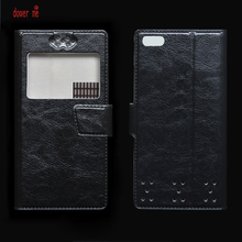 dower me Hot Sale Single View Window Flip PU Leather Case Cover For DEXP Ixion XL150 Abakan Smat Phone 2024 - buy cheap