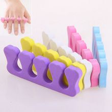 50pcs Soft Foam Sponge Toe Separator Finger Separator Nail Art Tools Feet Care Manicure Pedicure Flexible UV Gel Polish Coating 2024 - buy cheap