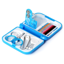 Portable Sewing Tool Kit Full Set Color Thread Needles Scissor Tweezers Needle Kit Mini Travel Quilting Thread With Storage Box 2024 - buy cheap