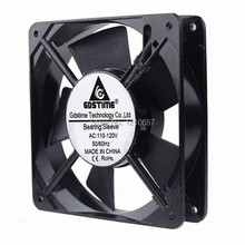 Ventilador axial de resfriamento sem escova, ventilador resfriador axial de 110x120x25mm com rolamento de manga e ventilação, ac 120v/12025 v/12cm/120mm, 1 peça 2024 - compre barato