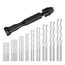New Multipurpose  Hand Drill Set Precision Pin Vise With 25 Pieces Mini Twist Drill Bits For Model,Diy,Jewelry Making,Rotary 2024 - buy cheap