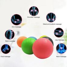 Bola de massagem tpe lacrosse de 63mm, bola com gatilho e massagem corporal para prática de ioga, bola de treino, hóquei 2024 - compre barato