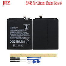 JRZ 3900/4000 мАч BN46 батарея для Xiaomi Redmi Note 6 сменные батареи для телефона Bateria + Инструменты 2024 - купить недорого