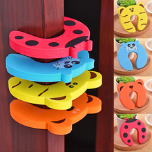 Popular Cute Protection Child Finger Protector 1PC Door Stopper Baby Card Lock Baby Safety Newborn Care Security Animal Shaped 2024 - buy cheap