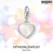 Amuletos de corazón de perlas para madre y niña, joyería de moda 2018, regalo romántico de Plata de Ley 925, pulsera, bolso de collar 2024 - compra barato