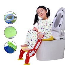Baby Toilet With Adjustable Ladder Baby Potty Training Seat Infant Potty Chair Kids Folding Toilet Trainer Seat Pot For Children 2024 - buy cheap