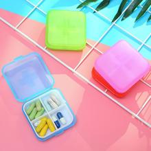 Mini Drug Tablet Storage Portable Cross 4 Grid Sealed Home Small Pill Box Medicine Case 2024 - buy cheap