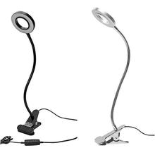 Flexible 3000k 4000k 6000k 10 Levels Dimming LED Book Light USB Clip-on Eye Protection Bedroom Reading Lamp Make Up Beauty Lamp 2024 - buy cheap