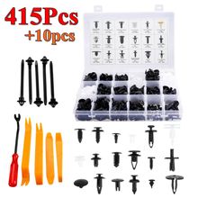 1 Set 415Pcs Car Rivets Retainers Push Pin+Upholstery Remover+Trim Removal Tool Bumper Door Panel Clip Fastener Kit for Ford 2024 - buy cheap