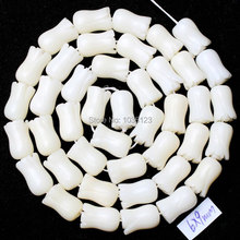 High Quality 6x9mm Natural Smooth White Coral Carved Flower Shape Loose Beads Strand 15" DIY Creative Jewellery Making w1919 2024 - buy cheap