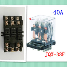 Jqx-relé Th de alta potencia 38f, 24 V / 12 V/Will, corriente eléctrica, Jqx Wj175 Hhc71b, 3 abierto, 3 cerrado con enchufe 40A, Envío Gratis 2024 - compra barato