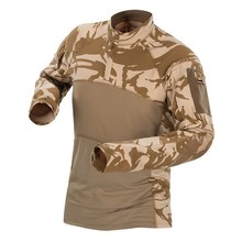 Army Fans Camouflage Breathable Slim Long Sleeve Tactical Shirt Men Outdoor Climbing Camping Training Military Uniform Shirts 2024 - buy cheap