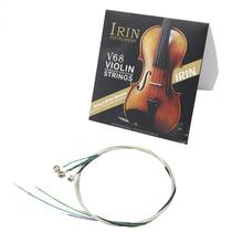 IRIN 4pcs Violin Strings E-A-D-G Fiddle Strings Steel Core Nickel-silver Wound for 4/4 3/4 1/2 1/4 Violin Universal Full Set V68 2024 - buy cheap