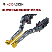 KODASKIN-palancas de embrague de freno extensibles, plegables, izquierda y derecha, para Honda CBR1100XX/BLACKBIRD 1997-2007 2024 - compra barato