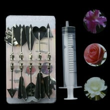 11PC 3D Puding Nozzle Flower Jello Jelly Art Pudding Flower Cake Decorating Mold with Needle Tools 2024 - buy cheap