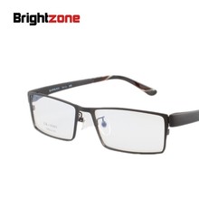 Brightzone Fashion Titanium Alloy Full Frame Man Leisure Spectacle Glasses Vintage Computer Transparent Optical Nerd Eyeglasses 2024 - buy cheap