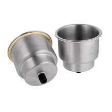 2Pcs Stainless Steel Recessed Cup Drink Holder for Marine Boat Camper Truck 2024 - buy cheap