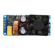 FULL-IRS2092S 500W Mono Channel Digital Amplifier Class D HIFI Power Amp Board with FAN 2024 - buy cheap