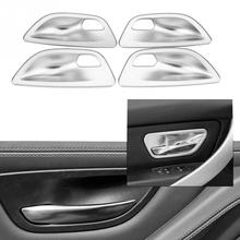 4pcs Interior Door Handle Cup Bowl Cover Trim for BMW 5 Series F10 F18 2011-2017 Car styling ABS Chrome 2024 - buy cheap