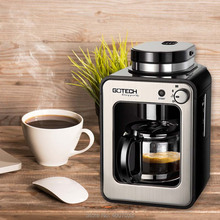 220v Automatic Coffee Machine Home use Electric American cafe Coffee powder and tea Maker Coffee bean Grinder With Pot 2024 - buy cheap