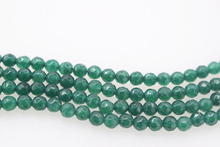 jade green round faceted  4mm 14"  for DIY jewelry making  loose beads  FPPJ wholesale beads nature gem stone coral 2024 - buy cheap