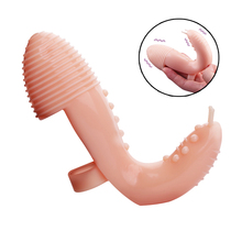 Sex Dance Finger Vibrator Dual Vibrating Tongue Massager Vagina G spot Labia Clitoris Stimulation Vibrators Sex Toys For Woman 2024 - buy cheap