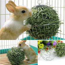 Stainless Steel Round Sphere Feed Dispense Exercise Hanging Hay Ball Guinea Pig Hamster Rat Rabbit Pet Toy 2024 - buy cheap