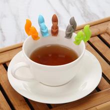 5pcs Cooking Tools Small Recognizer Device Tea Infuser Cup Of Tea Hanging Bag Cute Silicone Squirrel Tea Bag Hanging Tea Infuser 2024 - buy cheap