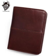 Genuine Leather Men Wallets Multi-Functional Cowhide Male Purse With Coin Pocket Driver License Holder Buckle Men's Wallet 2024 - buy cheap