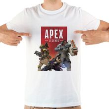 Мужская забавная футболка с коротким рукавом APEX Legends, повседневная крутая футболка Mirage Pathfinder, лето 2019 2024 - купить недорого