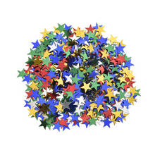 1000PCS/Bag 10mm Five-Pointed Star Scatters Confetti Gold Silver Colorful Star Paper Scrap Wedding Party Table Decoration 2024 - buy cheap