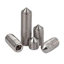 M3 Thread Length 3/4/5/6/8/10/12mm Hex Allen Socket Set Screw 304 Stainless Steel Grub Screw DIN914 2024 - buy cheap