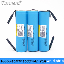 Shurik-batería original para destornillador, 18650, 15M, inr18650-15MM, 1500mah, 25A, para Turmera a15 2024 - compra barato