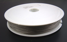 Doreen Box, 1 rollo, 30M, Color plata, cable de abalorios, cola de Tigre, 0,6 MM (B01399) 2024 - compra barato