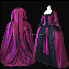 Tailored!Purple 2-PCS Vintage Costumes Duchess Princess Civil war Court Rococo Marie Antoinette DRESS Victorian dresses HL-364 2024 - buy cheap