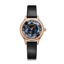 Reloj de cuarzo japonés para mujer, pulsera de hora de moda, reloj de cuero Real, regalo de cumpleaños para niña Julius Box 2024 - compra barato