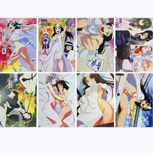 Shimoneta de Anime a Iu Gainen ga Sonzai Shinai Taikutsu na Sekai, carteles en relieve, póster de juguete, pegatina para regalos, 42x29cm, 8 unids/lote 2024 - compra barato